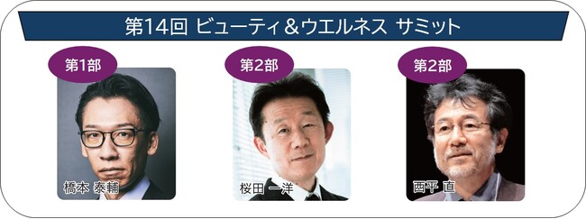 経済産業省商務・サービスグループヘルスケア産業課長 橋本泰輔氏、慶應義塾大学医学部 医学研究科拡張知能医学講座教授桜田一洋氏、上智大学グリーフケア研究所特任教授・副所長/京都大学名誉教授西平直氏