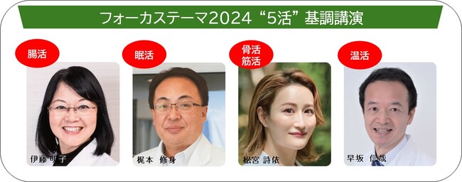 東京都市大学人間科学部教授温泉療法専門医早坂信哉氏、
赤坂ファミリークリニック院長 / 東京大学医学部附属病院 伊藤明子氏、東京疲労・睡眠クリニック院長梶本修身氏、東京皮膚科・形成外科アンチエイジング専門医松宮詩依氏 