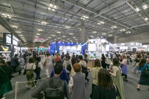 2024年開催の「ビューティーワールド ジャパン 東京」の会場内の様子